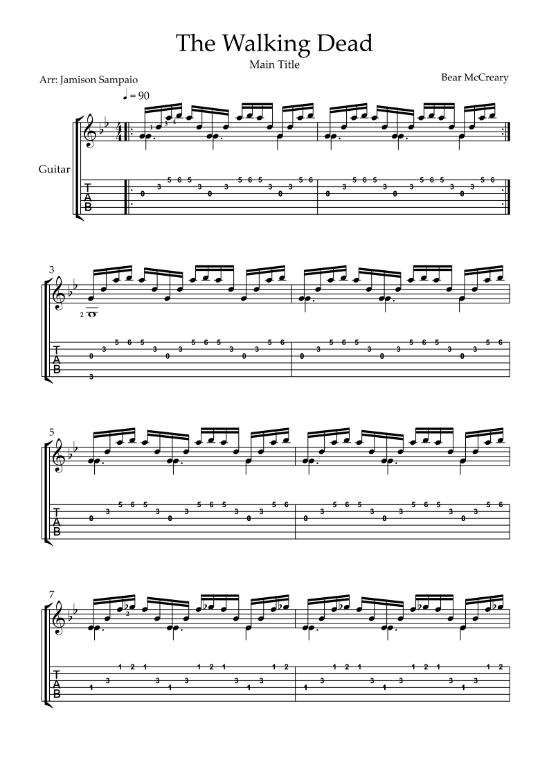 pÁgina 1 sem tab the walking dead